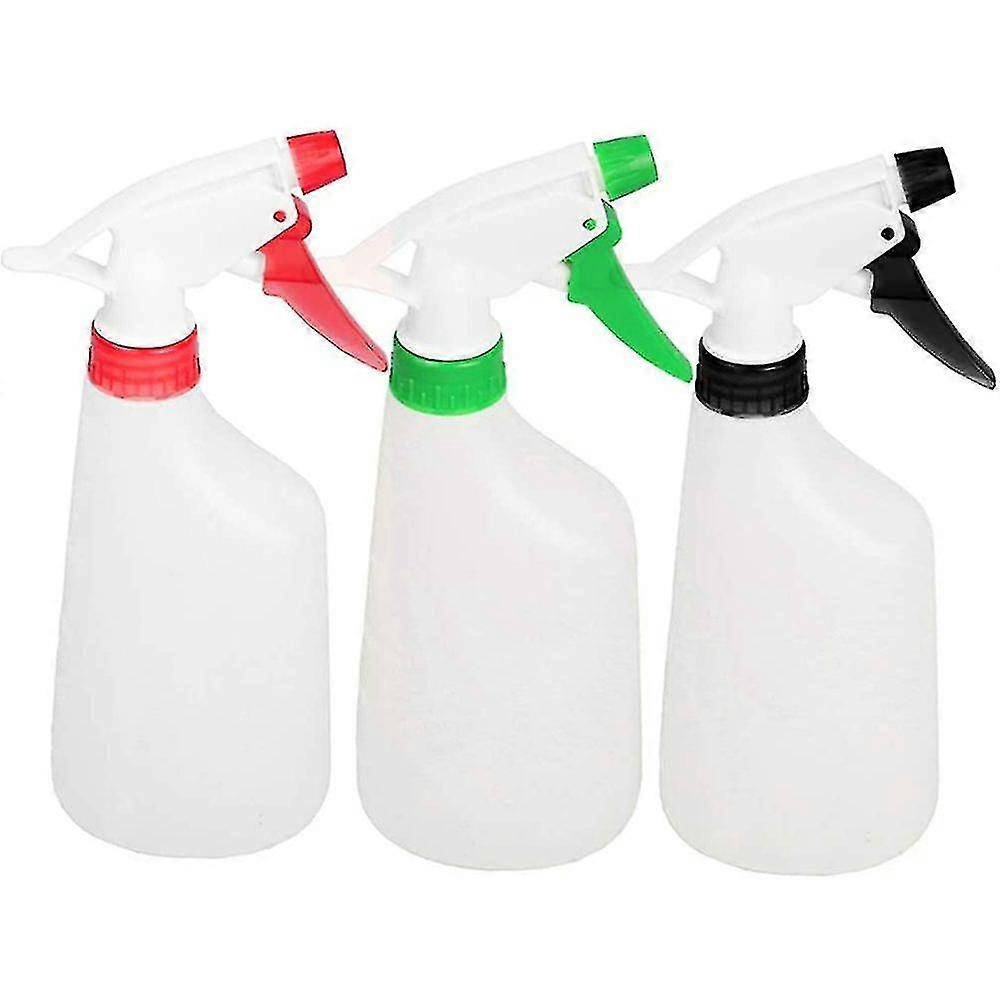 3pcs 500ml Spray Bottle With Adjustable Nozzle Plastic Flower