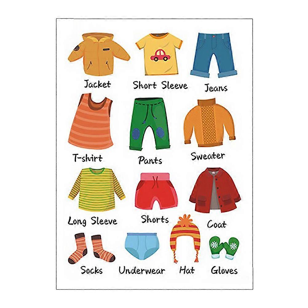1 مجموعة ملابس ملابس أطفال تسميات ملصقات تصنيف تسميات (صبي)