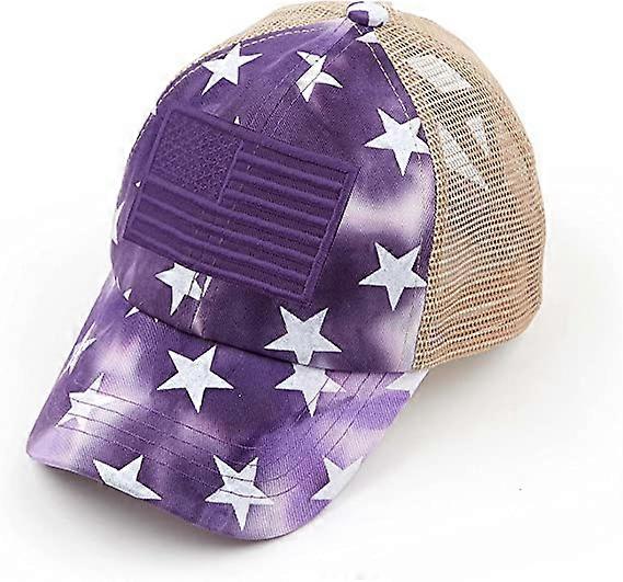 Ponycap messy high bun ponytail adjustable flash mesh truck driver baseball cap