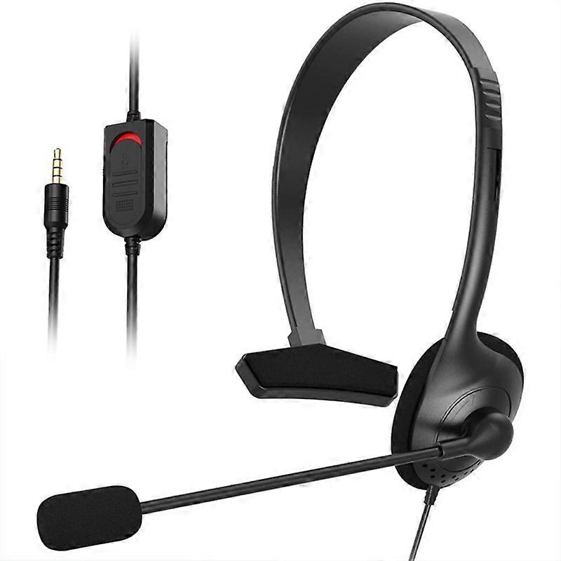 Adjustable Headset with Noise Reduction Microphone For Single Port Computers