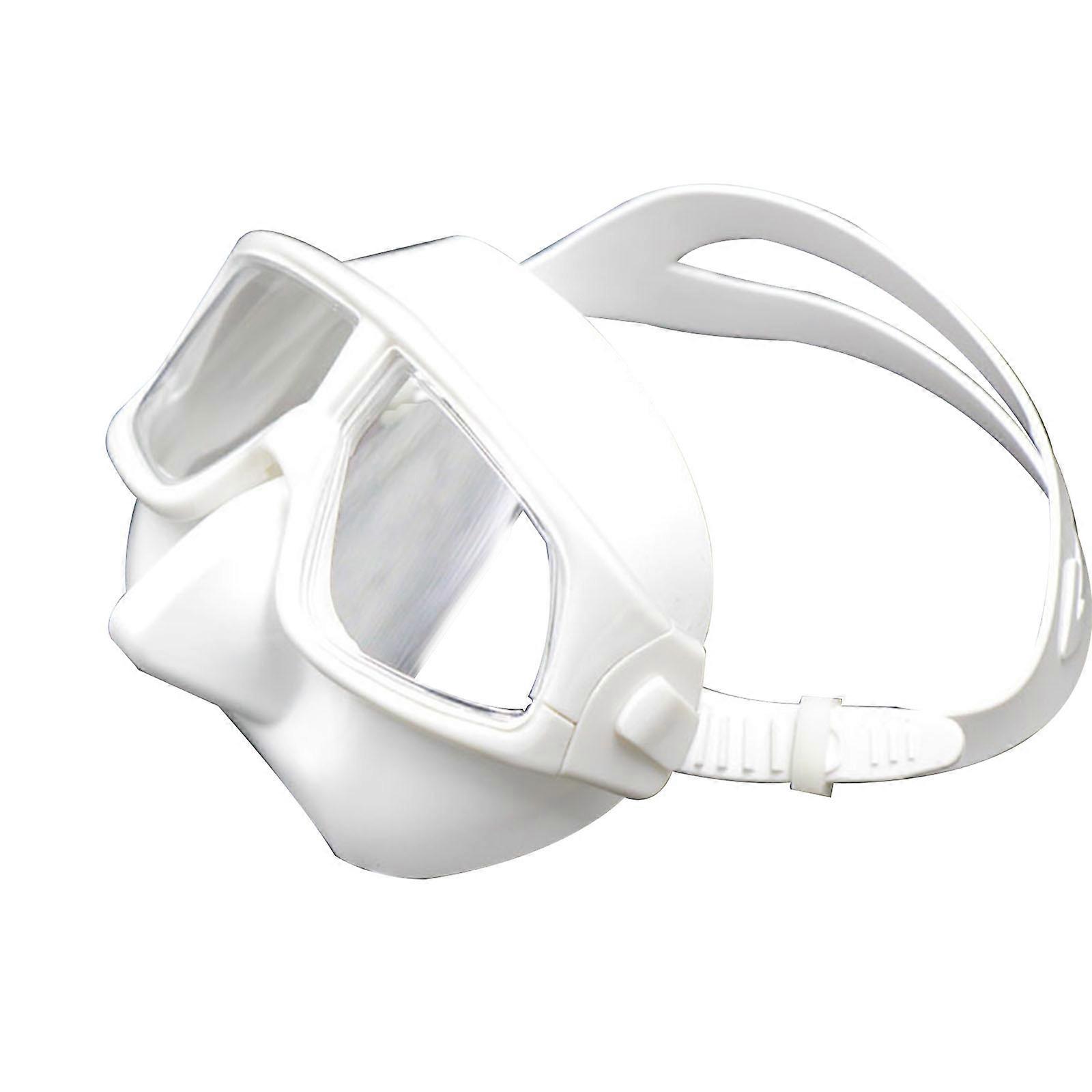 Snorkel Diving Mask for w/ Adjustable Strap Anti-fog Tempered Glass Diving Mask