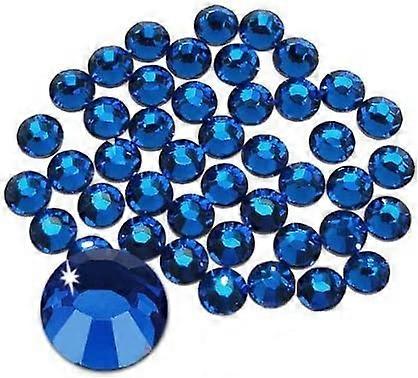 576kpl Glue Fix Crystal FlatBack strassit (SS20 576kpl, Safiiri)