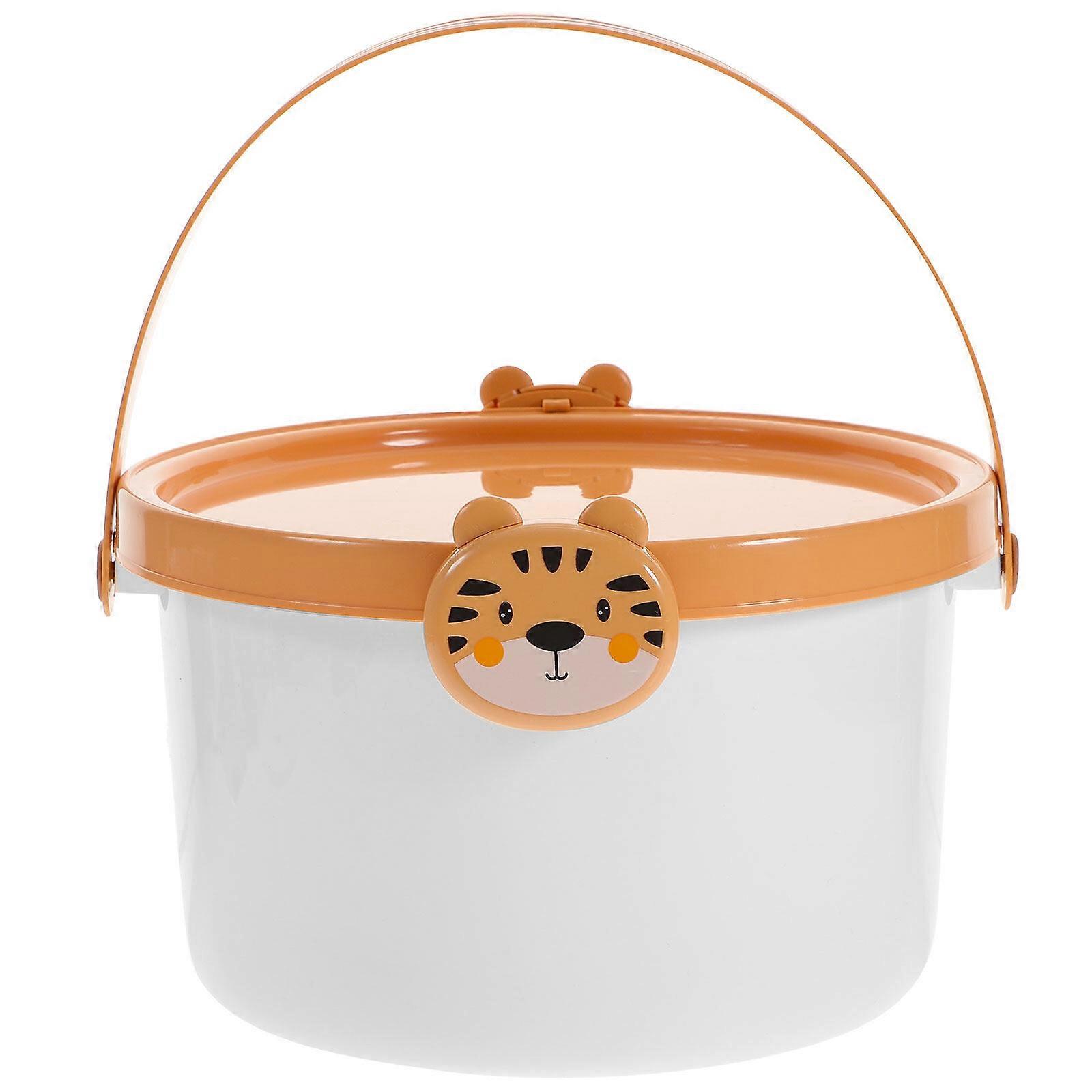 Building Blocks Storage Bucket Toy Storage Bucket with Lid Toy Storage Organizer