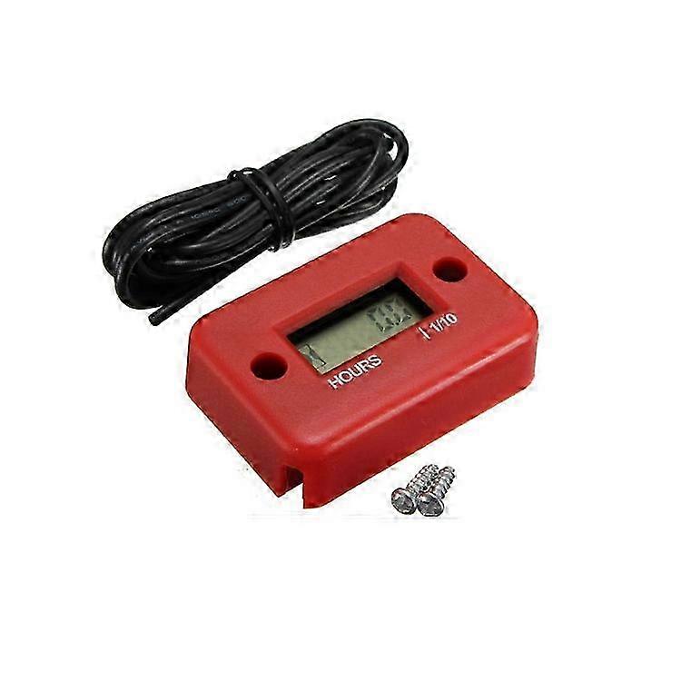 Digital Hour Meter Display LCD Portable Engine Hour Meter for Motorcycle/Boat Engine Hour Meter~23284