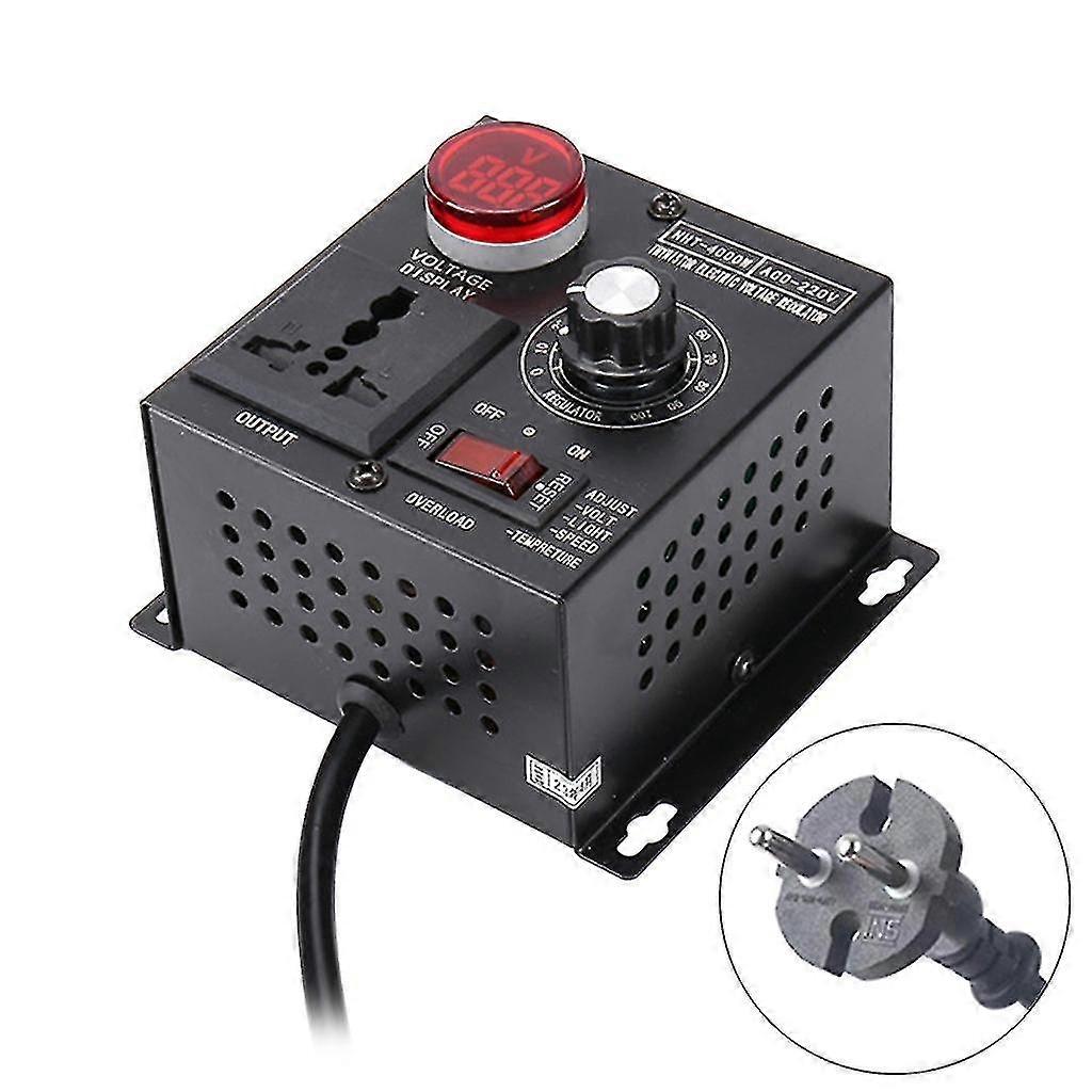 Industrial Grade 4000w 220v Scr Voltage Controller Variable Speed Controller Tw