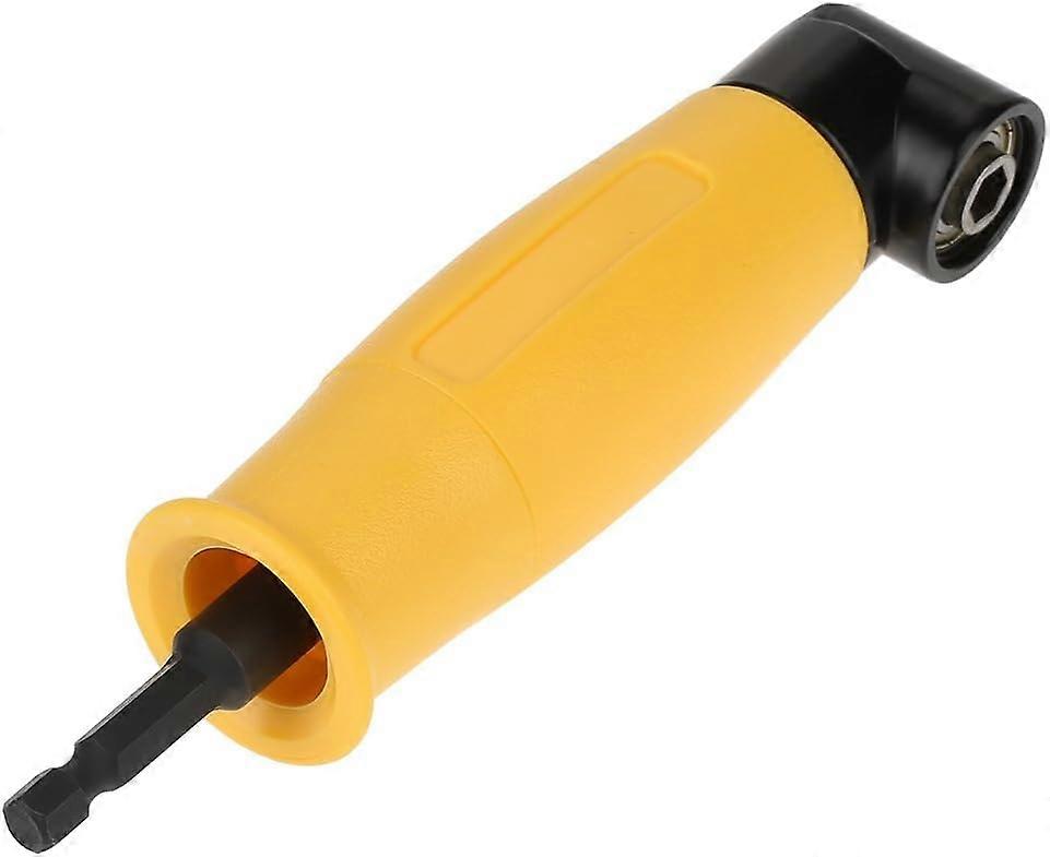 Right Angle Drill Bit Extension - Hex Bit Holder Adapter for Electric Screwdriver Drill