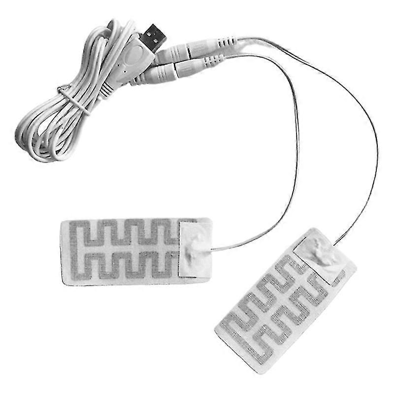 1 Pair P-sh-od-1304 Practical Usb Heating Pad Fine Internal Wiring Low Power Consumption Safe Reliable Heating Plate For Gloves Jikaix