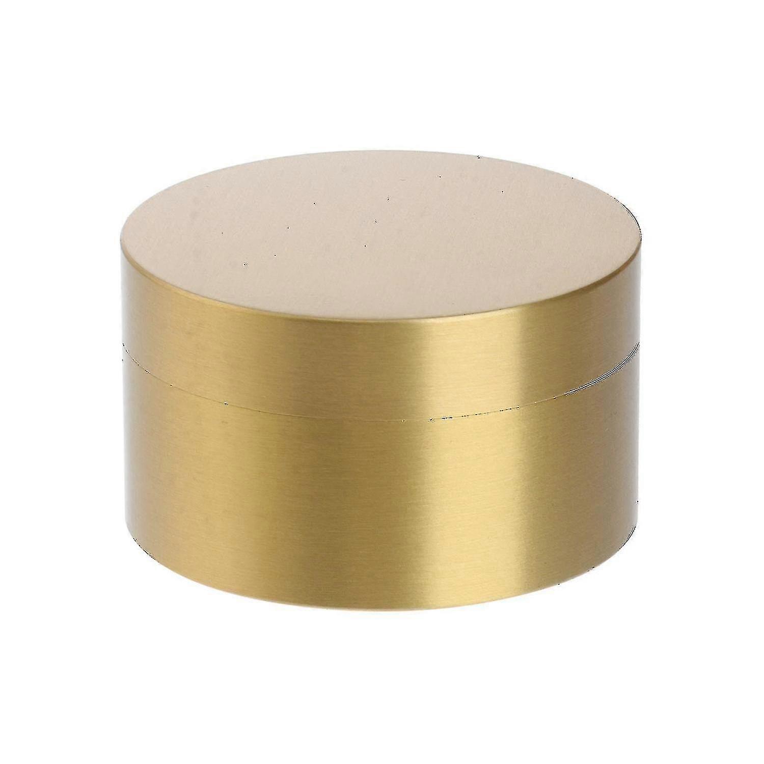 1pc Copper Tea Can Portable Tea Caddy Delicate Tea Canister Moisture Proof Jar