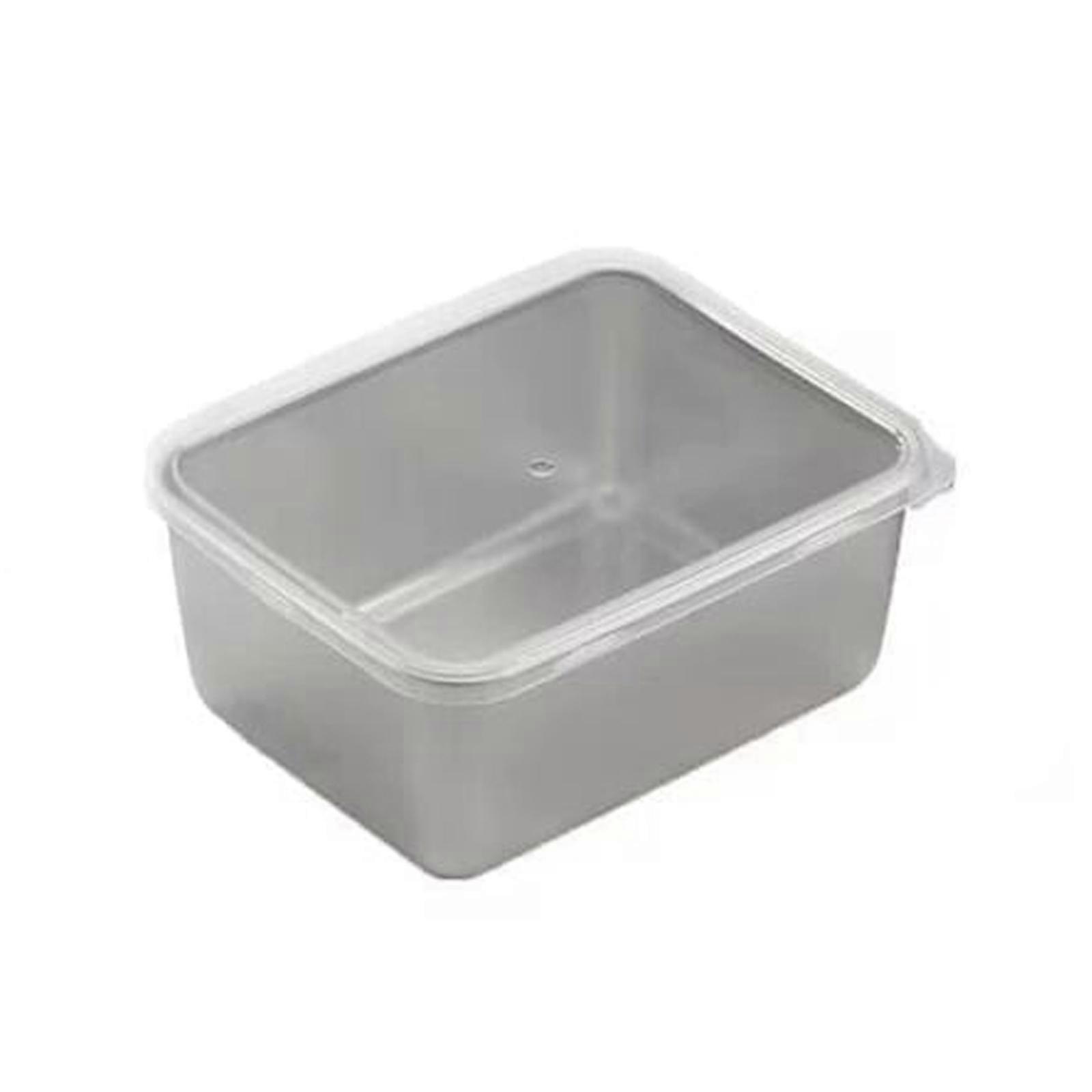 Assiette carrée en acier inoxydable avec couvercle, assiettes réutilisables en acier inoxydable pour les aliments