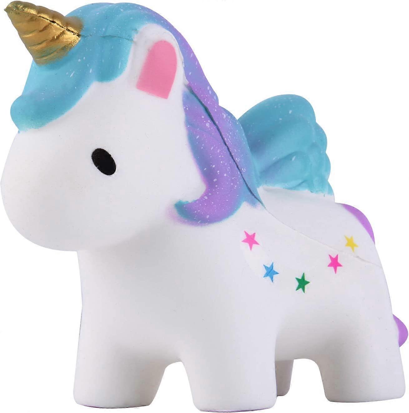Squishies Unicorn colorate Star Squishy Lent Rising Jucării Kawaii parfumate calmar de animale decompresie Stoarce stress relief