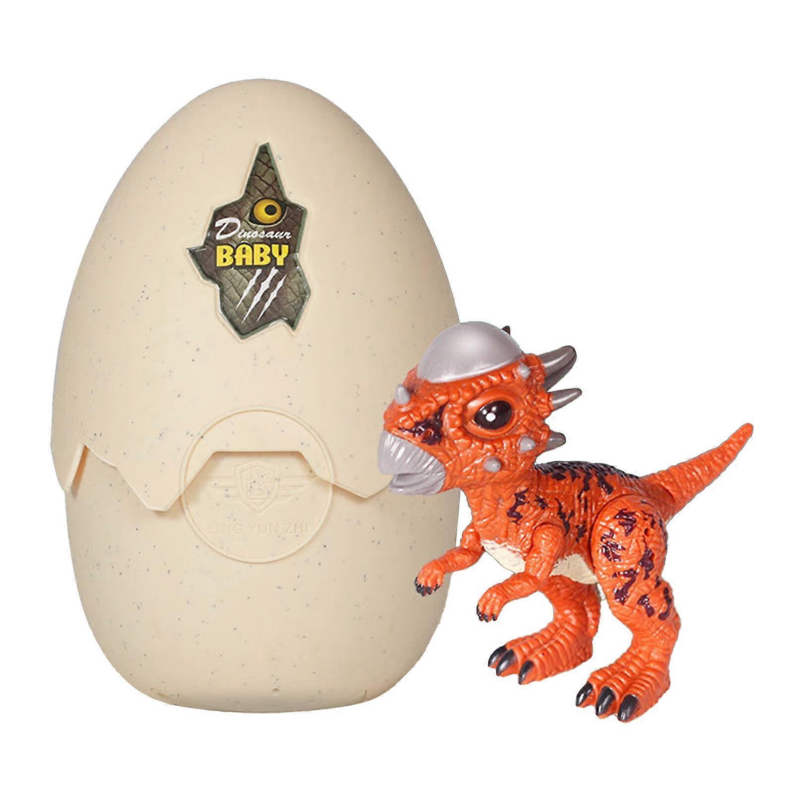 LED Light and Sound Hatching Eggs Dinosaur Toys with Touch Sensor, Ideal for Easter Gifts