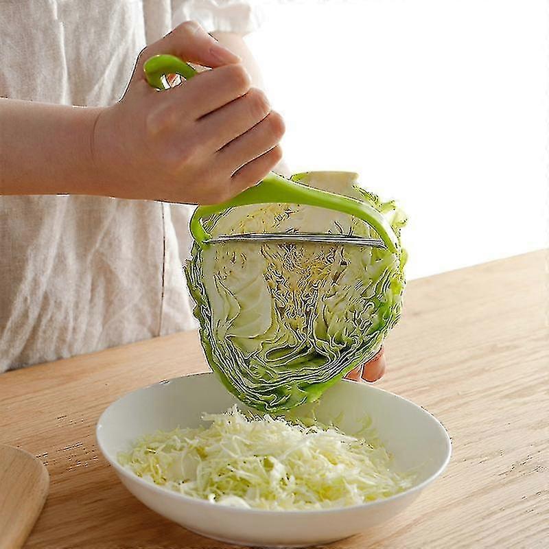 Vegetable Cutter Cabbage Slicer Vegetables Graters Cabbage (green,2pcs)
