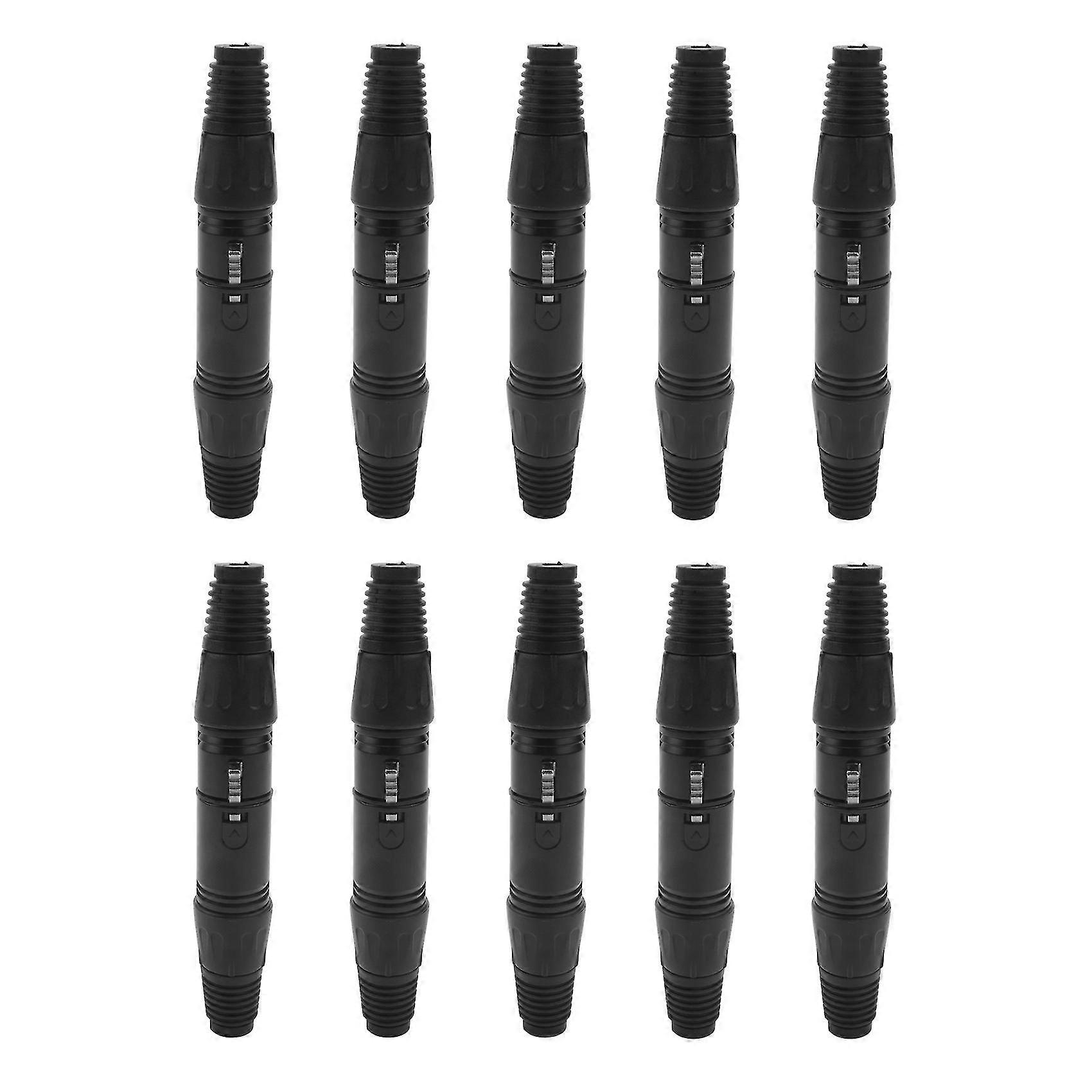 20pcs 3pin Xlr To Fe Microph Extens Cable Microph Cables Plug O Socket Mic Au