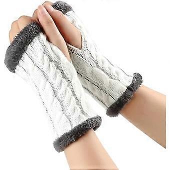 19,5 cm x 8,5 cm stricken Armstulpen fingerlose Strickhandschuhe Winter Fäustling Handschuhe Daumenloch Kostüm