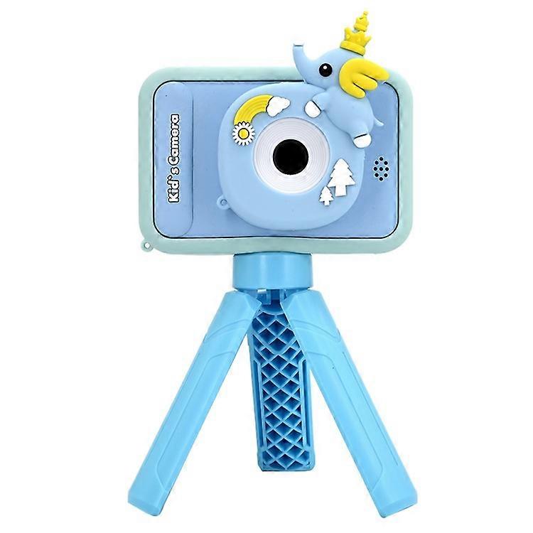 AC10 HD Dual Lens 2.4 Inch IPS Screen Kids Camera with Tripod, No Memory Card