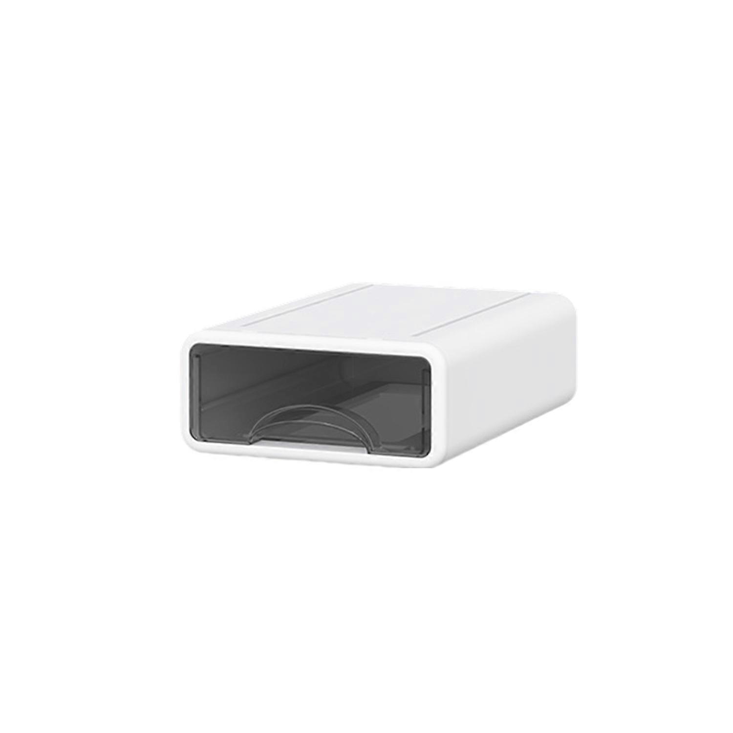Storage Box Transparent Drawer Multi-functional Stackable Keep Tidy Stationery Organizer Desktop