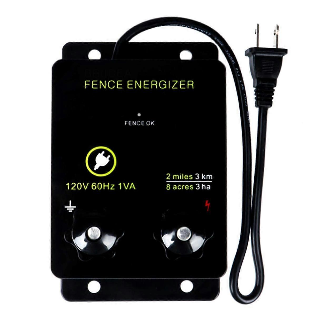 For Electric Fence Preventing Wild Animals Intruding Output Voltage 5000 V 0.1Joule US Plug