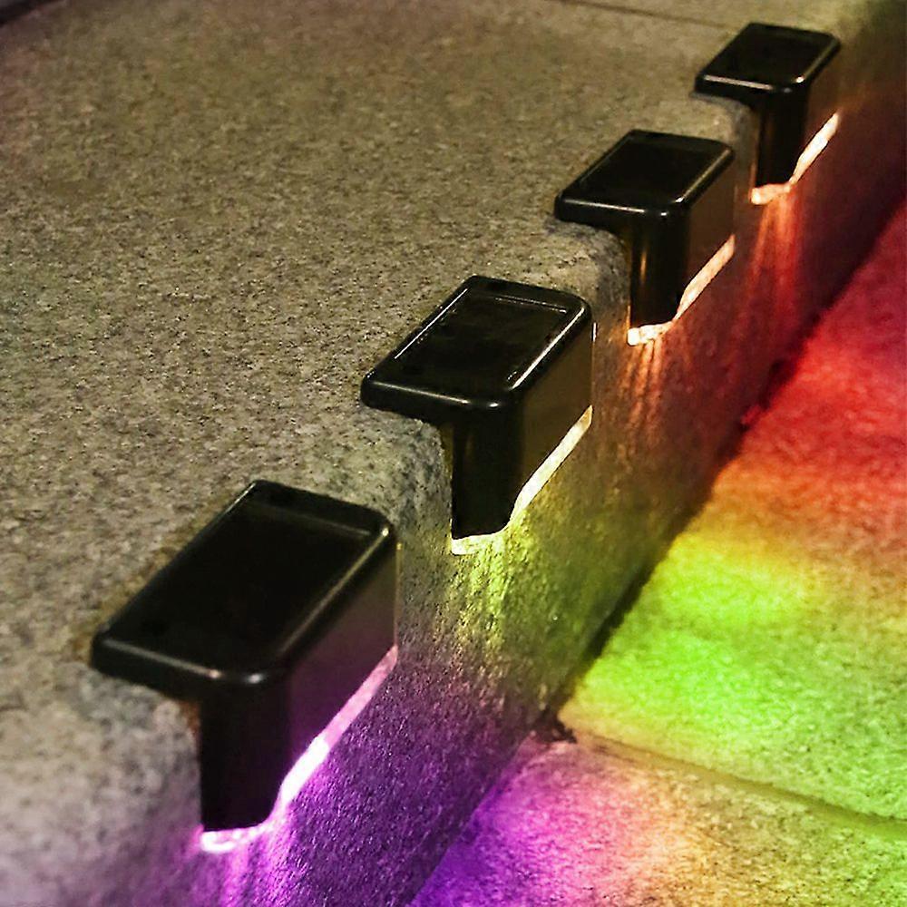 Solar Outdoor Garden Garden Light - Black Shell Colourful Light