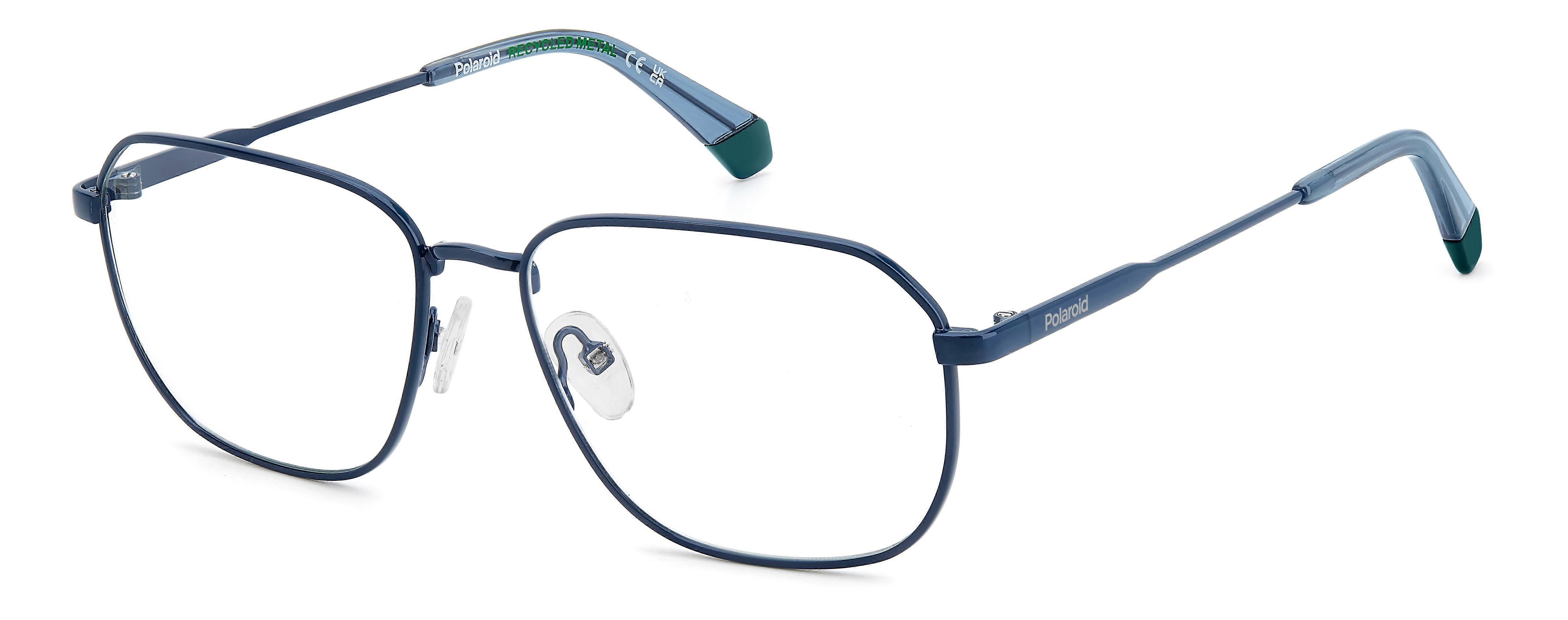 Eyewear Frames POLAROID PLD D538 ZI9 TEAL 57/16/140 MAN