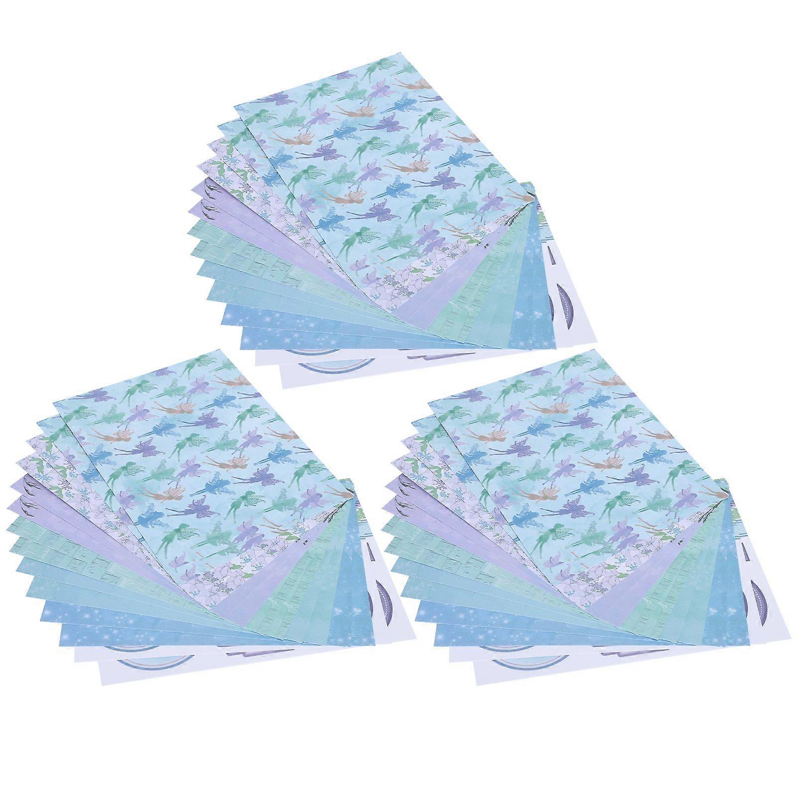 42pcs Background Paper Decoration Multiple Patterns for DIY Photo Album Scrapbooking Greeting Card Craft