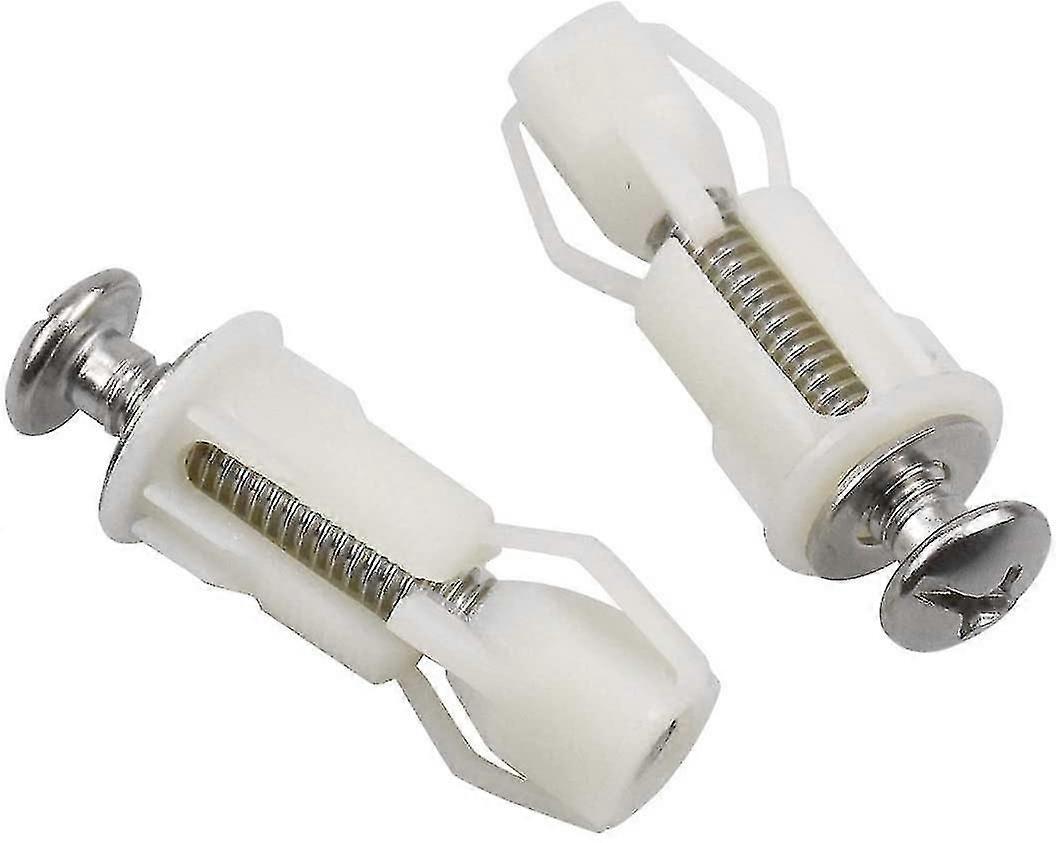 2pcs Expansion Screws For Toilet Lid Fixing Toilet Seat Screws For Toilet Seat Fixing Set Replacement Parts For Toilet Lid -versailles