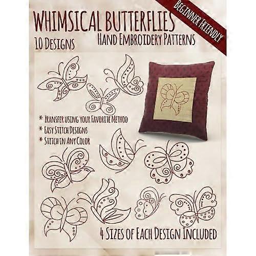 Skurrile Schmetterlinge Handstickmuster