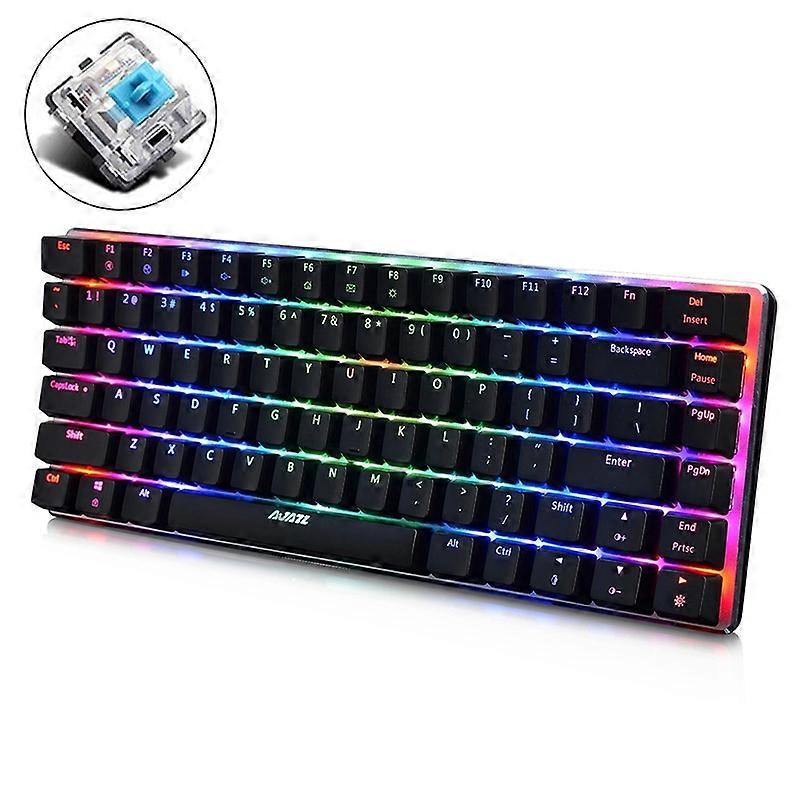 Ajazz 82 Keys Laptop Computer RGB Light Gaming Mechanical Keyboard
