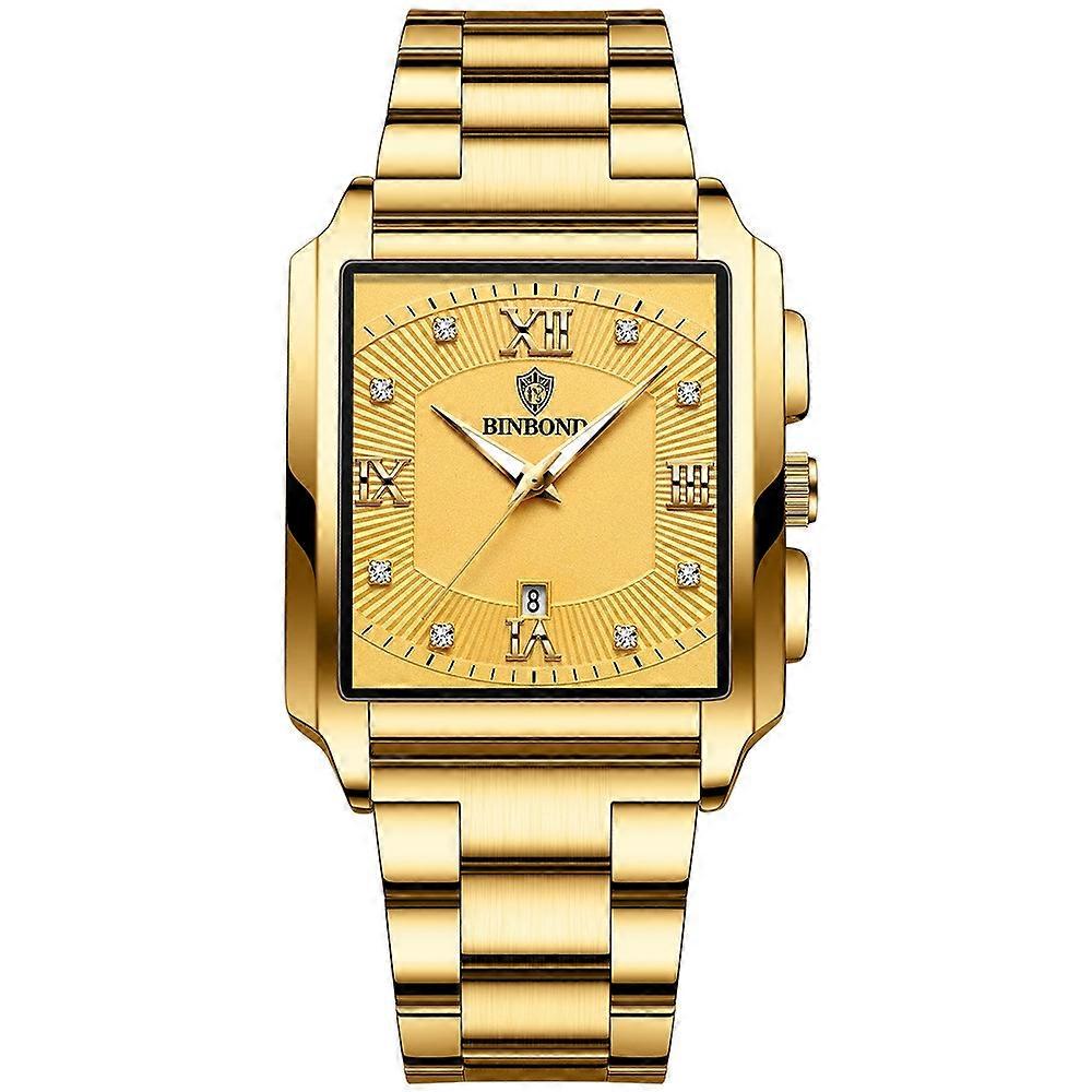 BINBOND B4143 Rectangular Outdoor Men Waterproof Quartz Watches