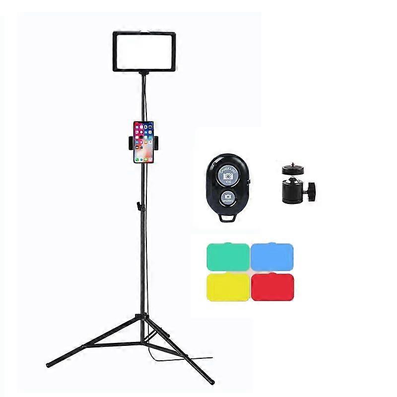 6 Inch Panel Fill Light,Spec: 2.1m Bracket+Bluetooth RC 2.1m Bracket+Bluetooth RC