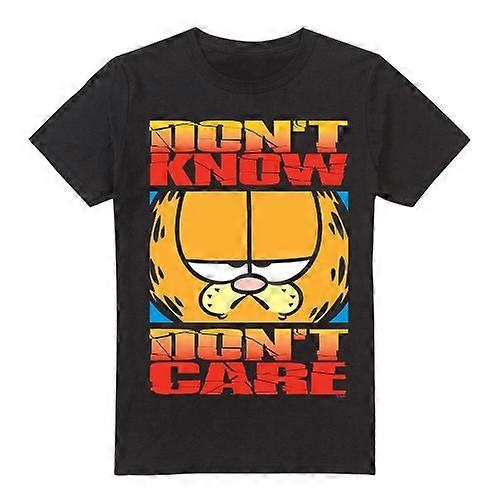 Garfield Mens Don't Know Don't Care T-Shirt