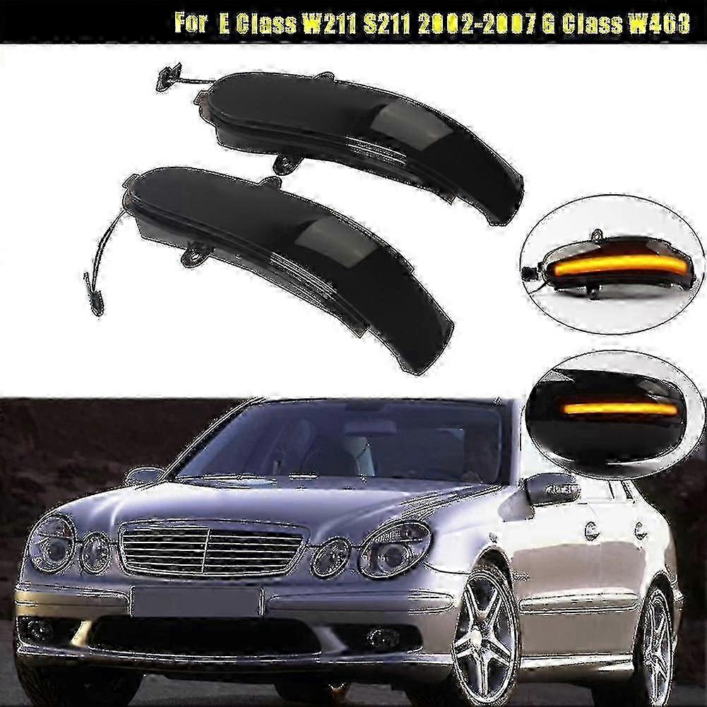 Car Led Dynamic Turn Signal Light Side Rearview Mirror Light compatible with E Class W211 S211 2002-2007 G Clas-DZ g20241697300 f74
