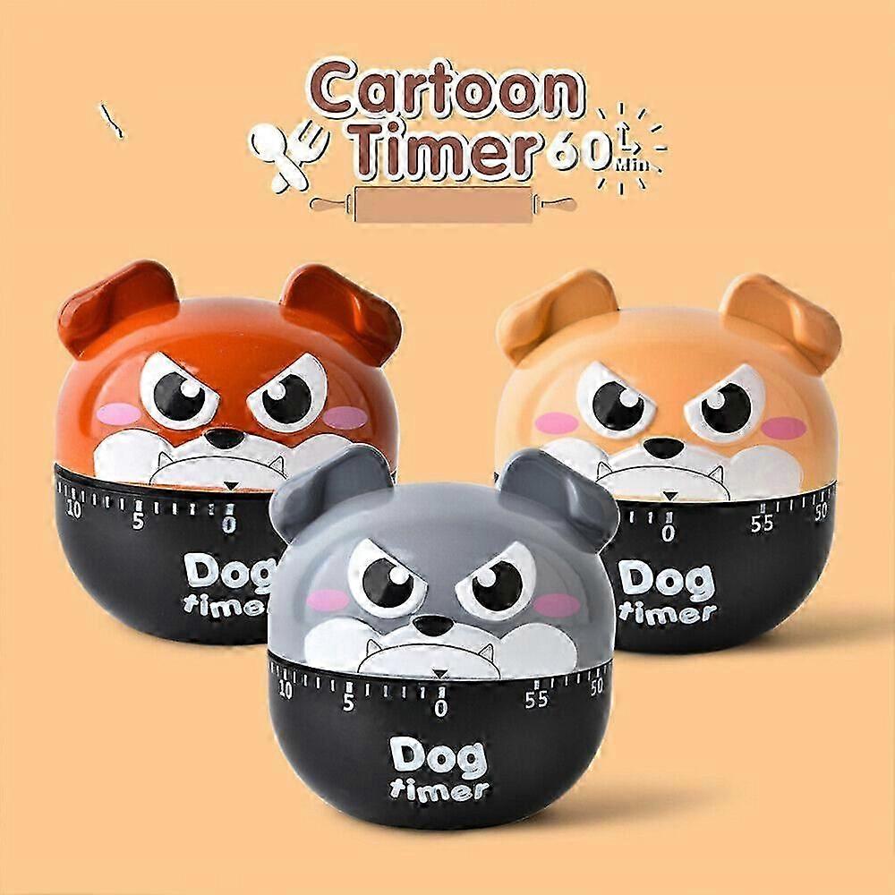 Dog Shape Manual Household Mechanical Countdown Timer Restaurant