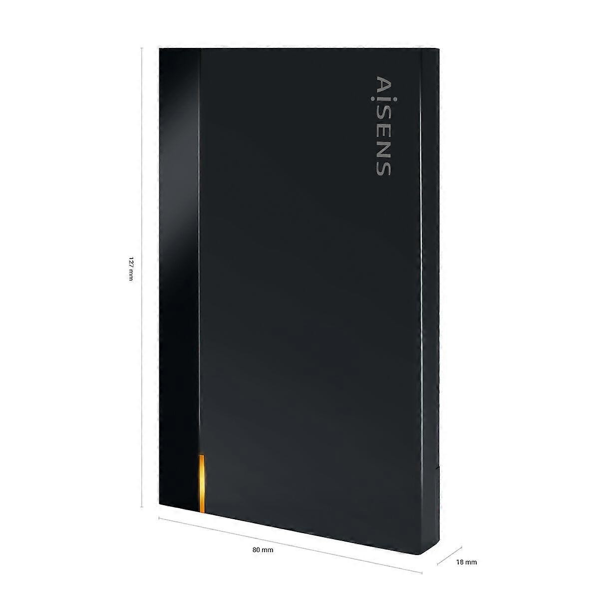 External Box Aisens ASE-2524B Black 2,5"