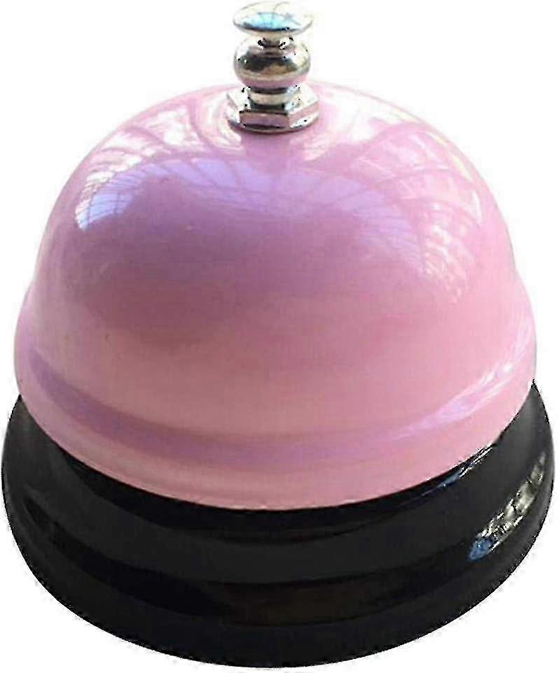 Service Bell for Hotel Reception Counter, School, Office Desk - Pink