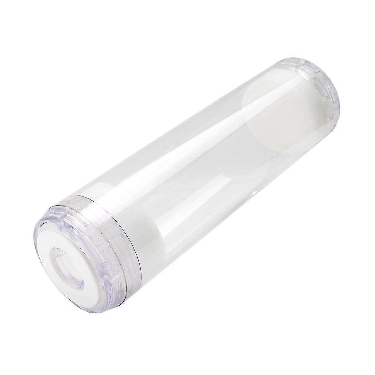 10-Inch Reusable Empty Clear Cartridge Water Filter Housing Various Media Refillable DS