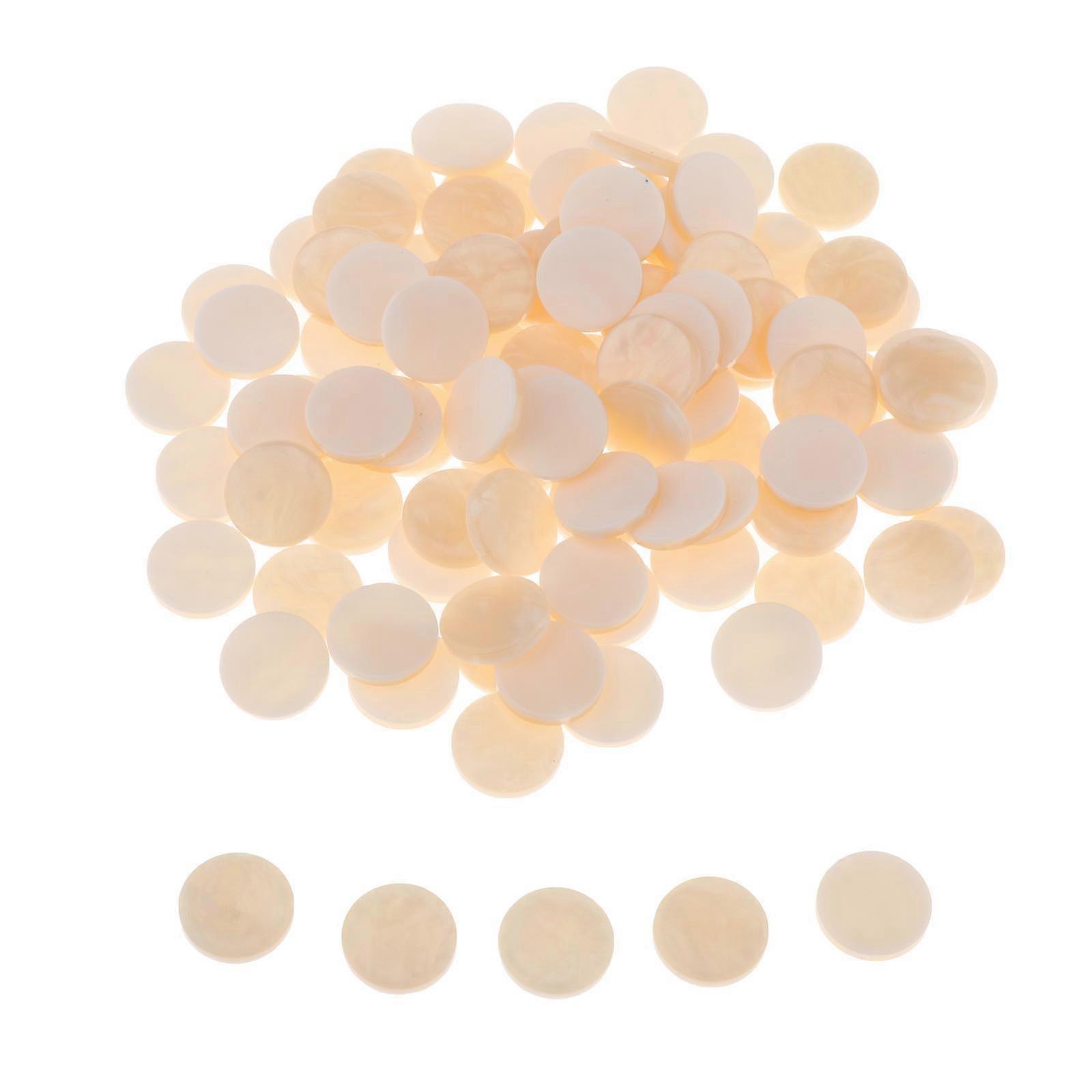 Trumpet Finger Buttons, 100Pcs Quality Plastic Finger Key Buttons Set Accessory