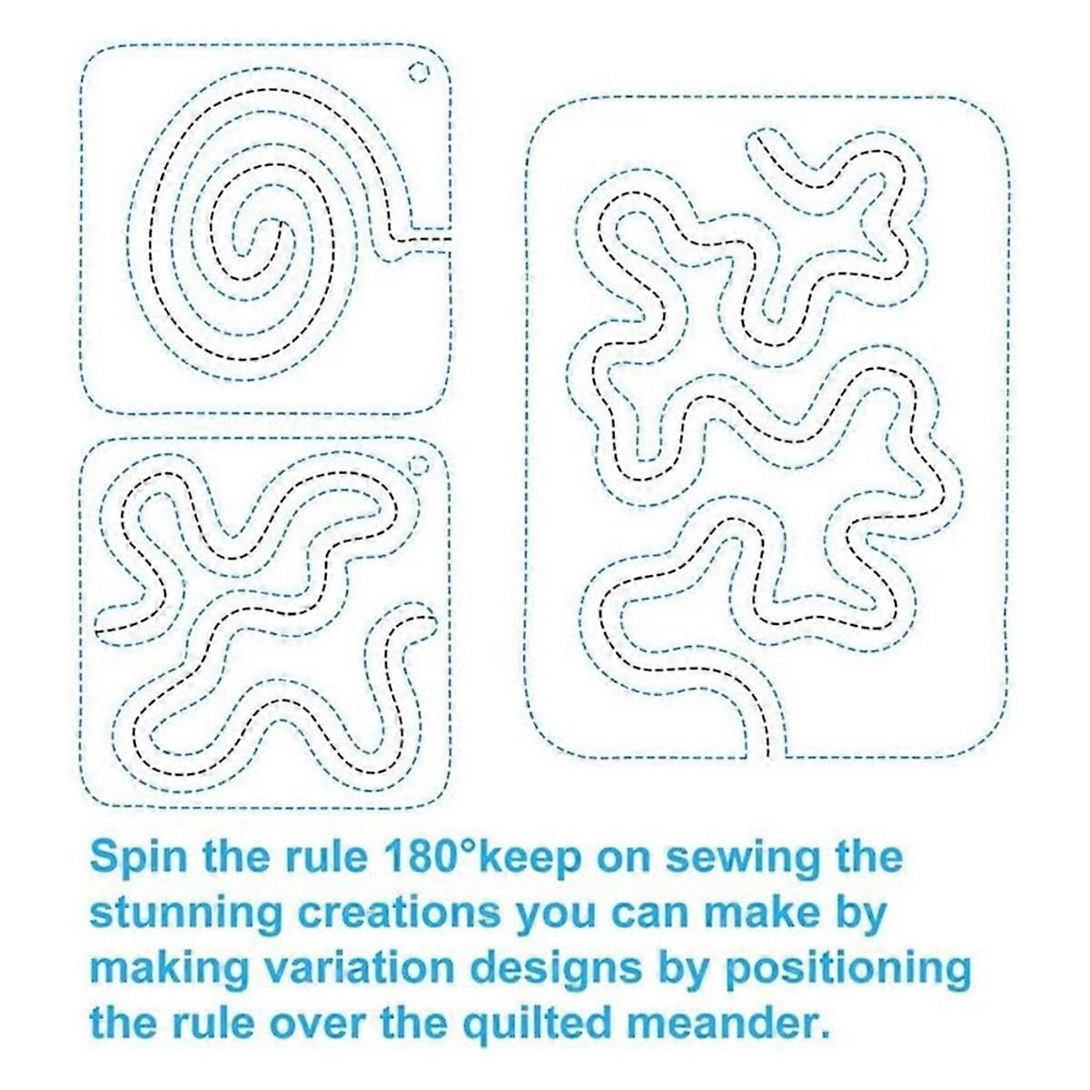 Using Quilting Templates Rulers: Quilting Templates for Machine