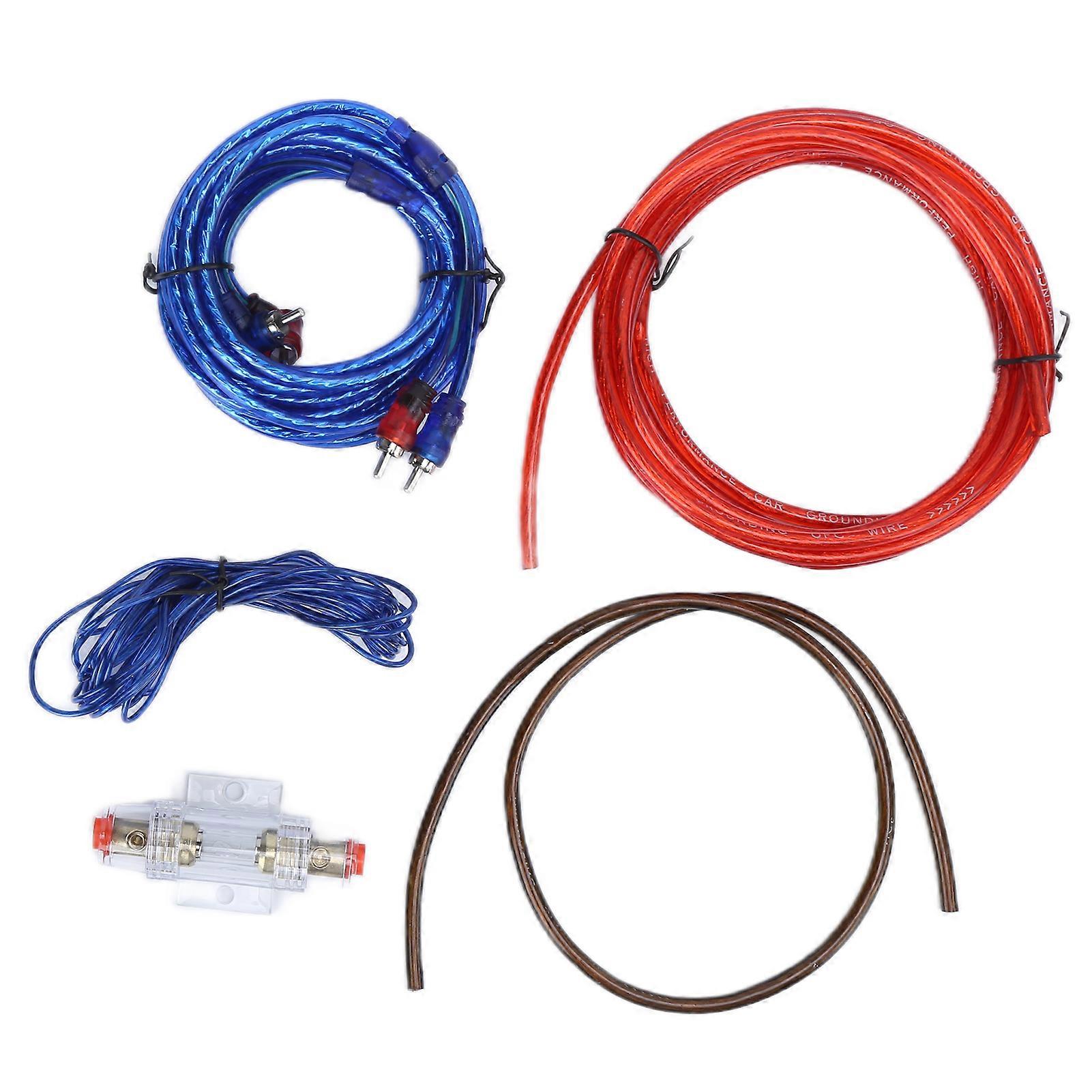 High-Quality Car o Amplifier Power Wire Kit - Durable, Anti-Interference Cables