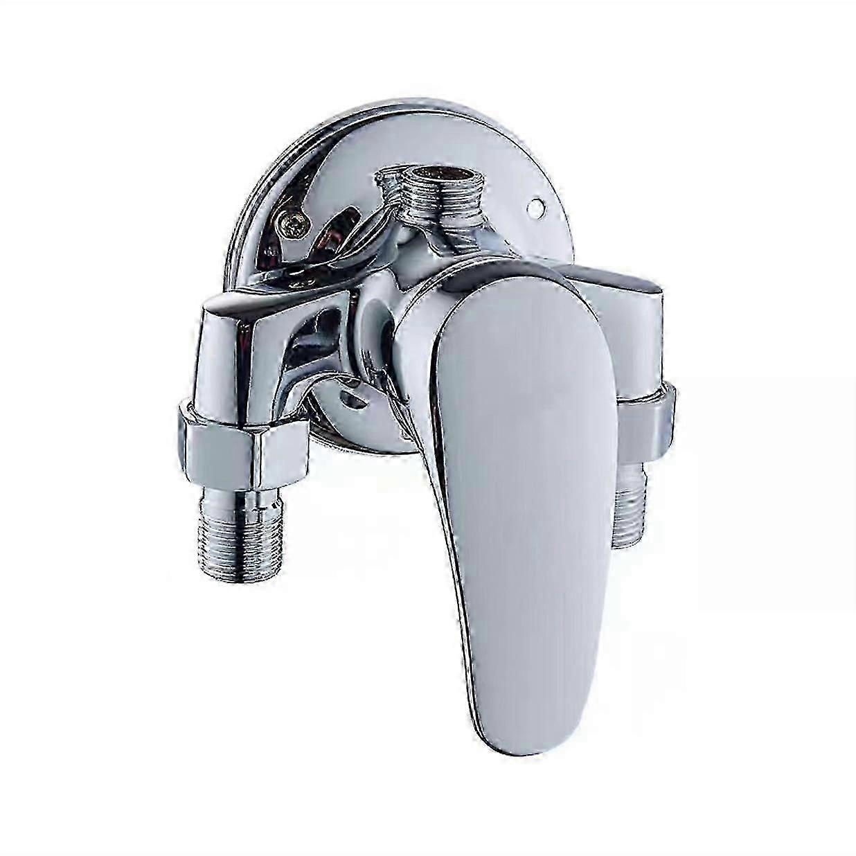 Durable Brass Shower Faucet with Easy Hot & Cold Water Control