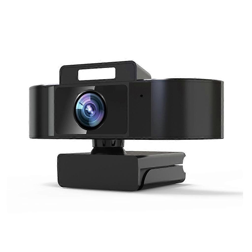 1080P/2K/4K WebCamera Built-in Mic USB Free Drive Fill Light Autofocus Noise Reduction for Video Teaching Live Broadcast