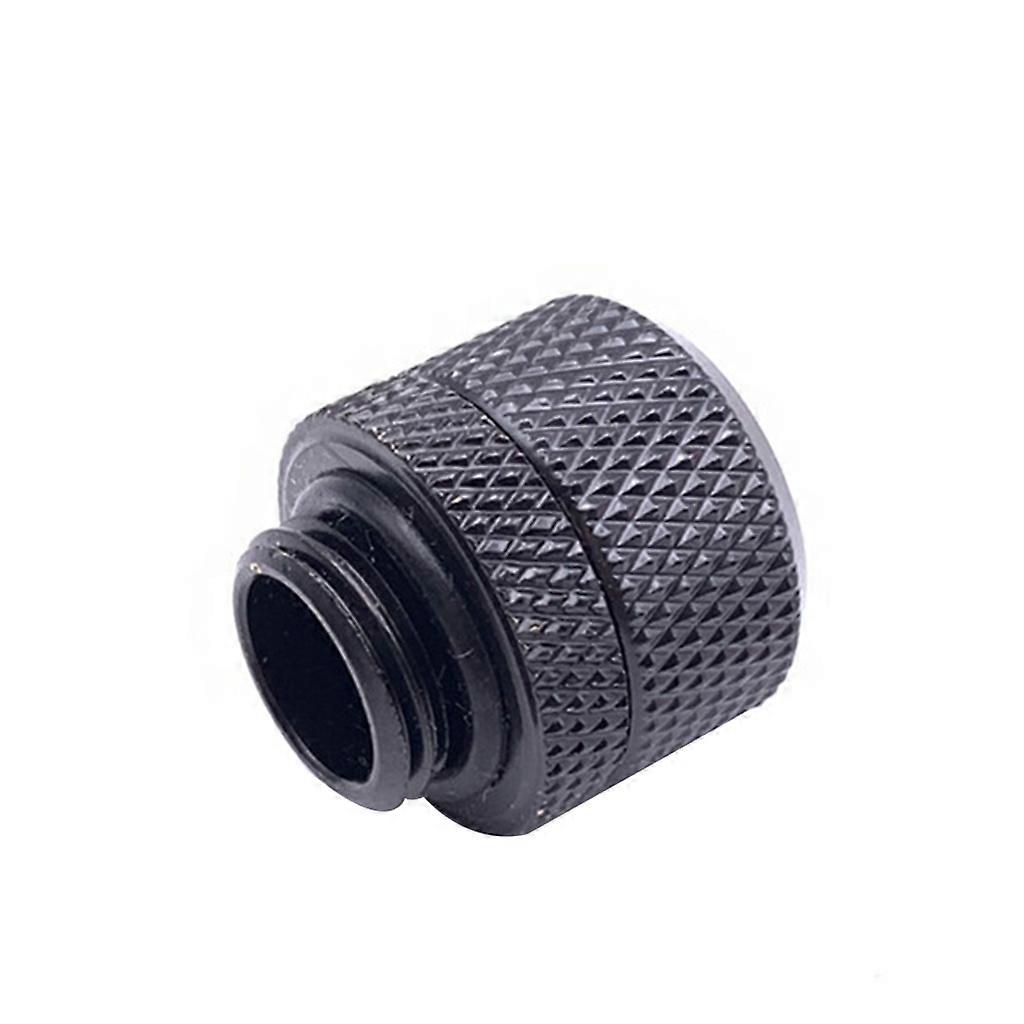 G1/4" Soft Tube Compression Fitting for Computer Water Cooling System Quick Tighten Through Joint Straight Joint 10x16mm
