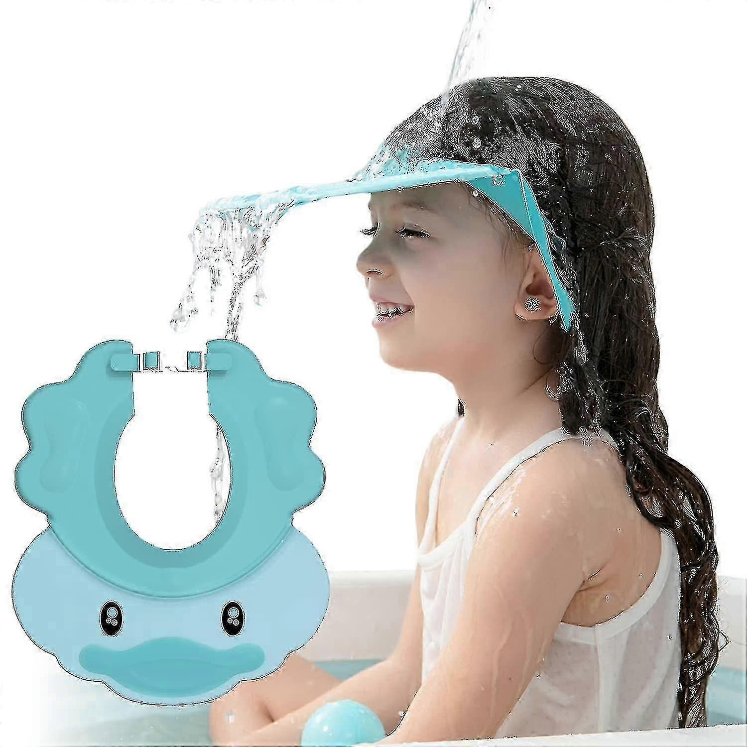 Shower Cap Children, Baby Adjustable Shampoo Protection, Shampoo Bath Protection Soft Cap Hat, Cap Waterproof Cap For More Than 6 Months (head Circumf
