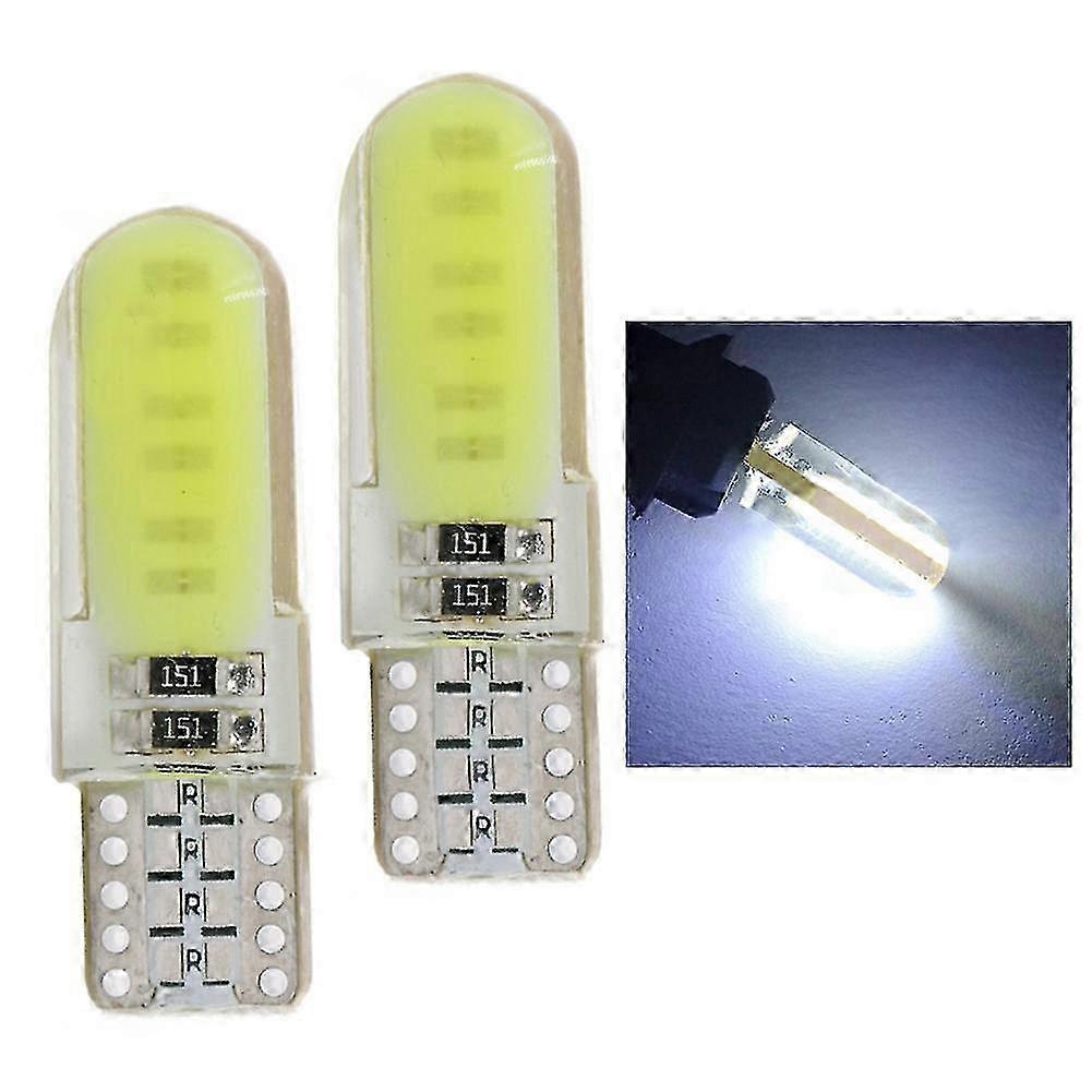 2Pcs Super Bright LED Canbus License Light Width Lamp Bulbs - T10 194 2825 WY5W