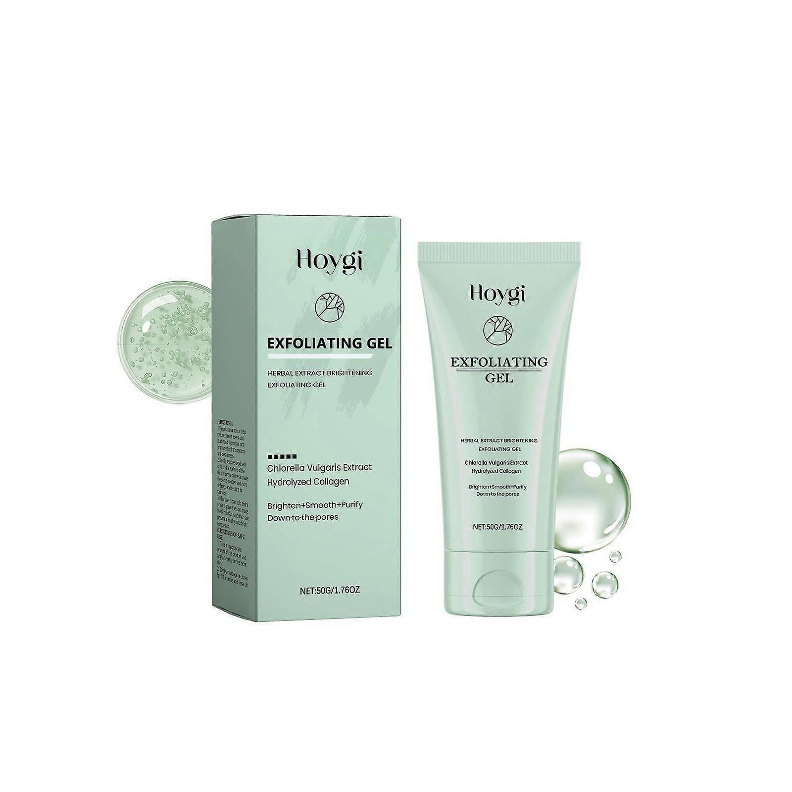 Purifying Exfoliating Gel, Purifying Exfoliating Moisturizing Gel, Gentle Exfoliator Face Scrub, Deep Cleansing Face and Body Exfoliating Scrub