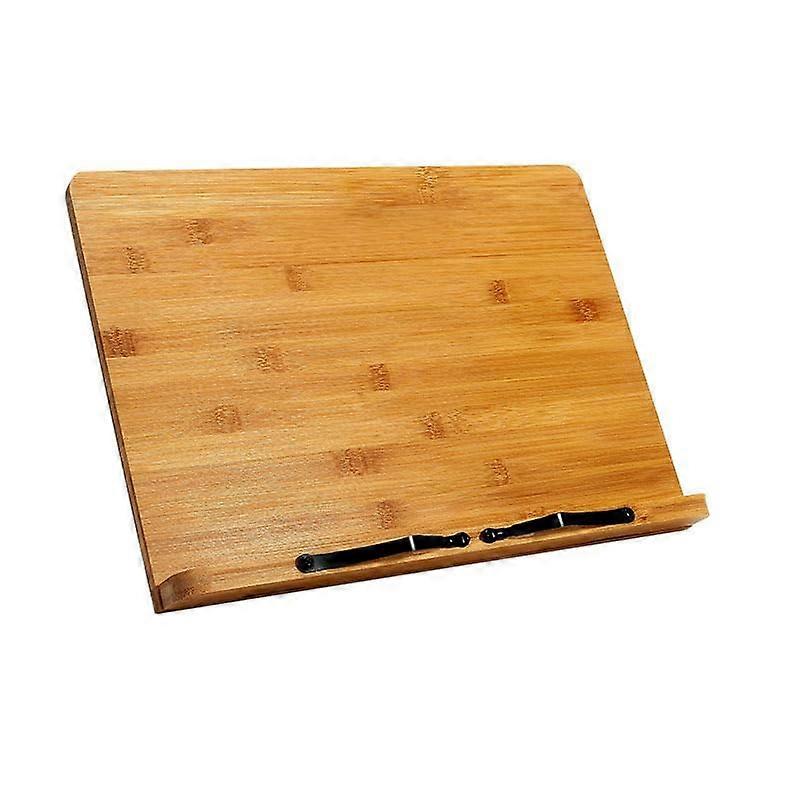 Adjustable Book Stand for Cookbook Reading and Desk Wood Dessert Display Stands