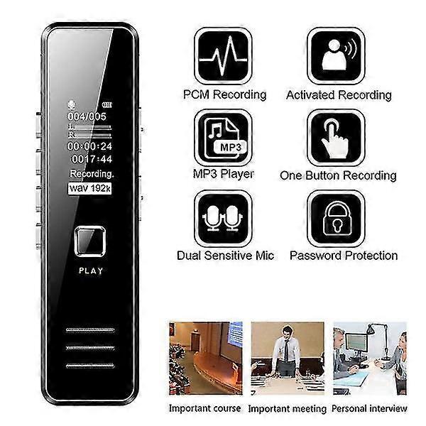 32GB mini digitální diktafon diktafon