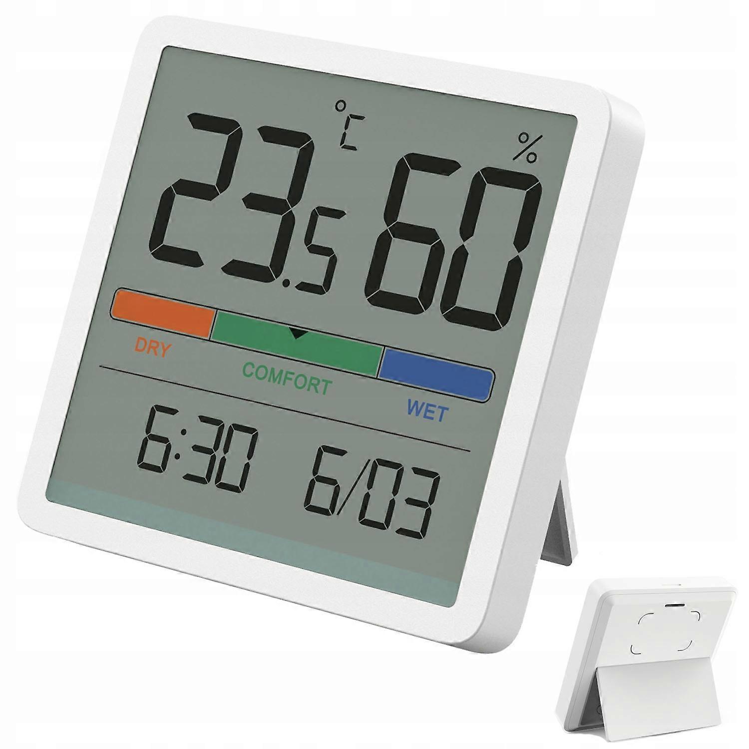 Thermometer Hygrometer Weather Station Clock