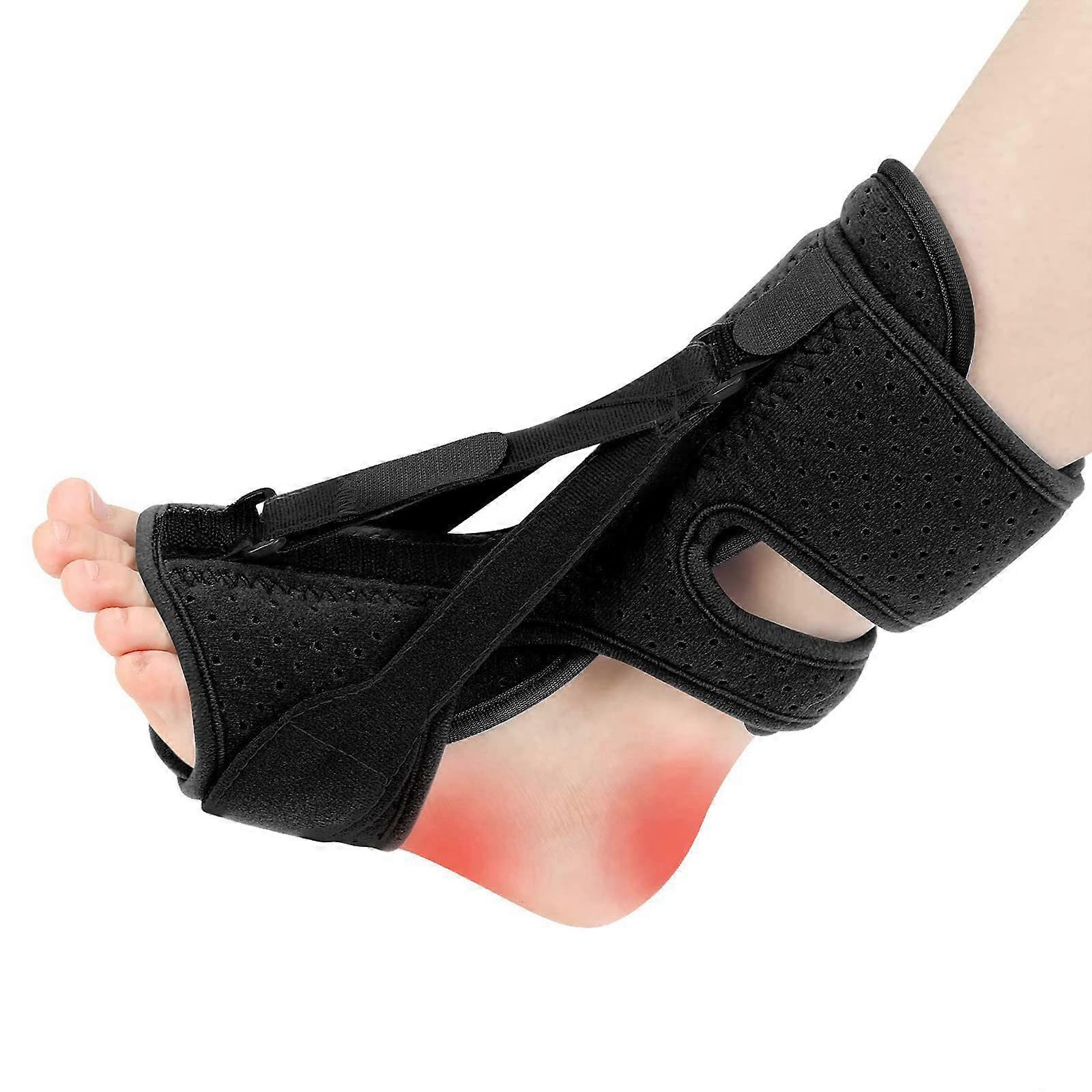 Plantar Fasciitis Night Splint With 3 Adjustable Straps For Men And Women, Upgrade Model, Overnight Relief Brace