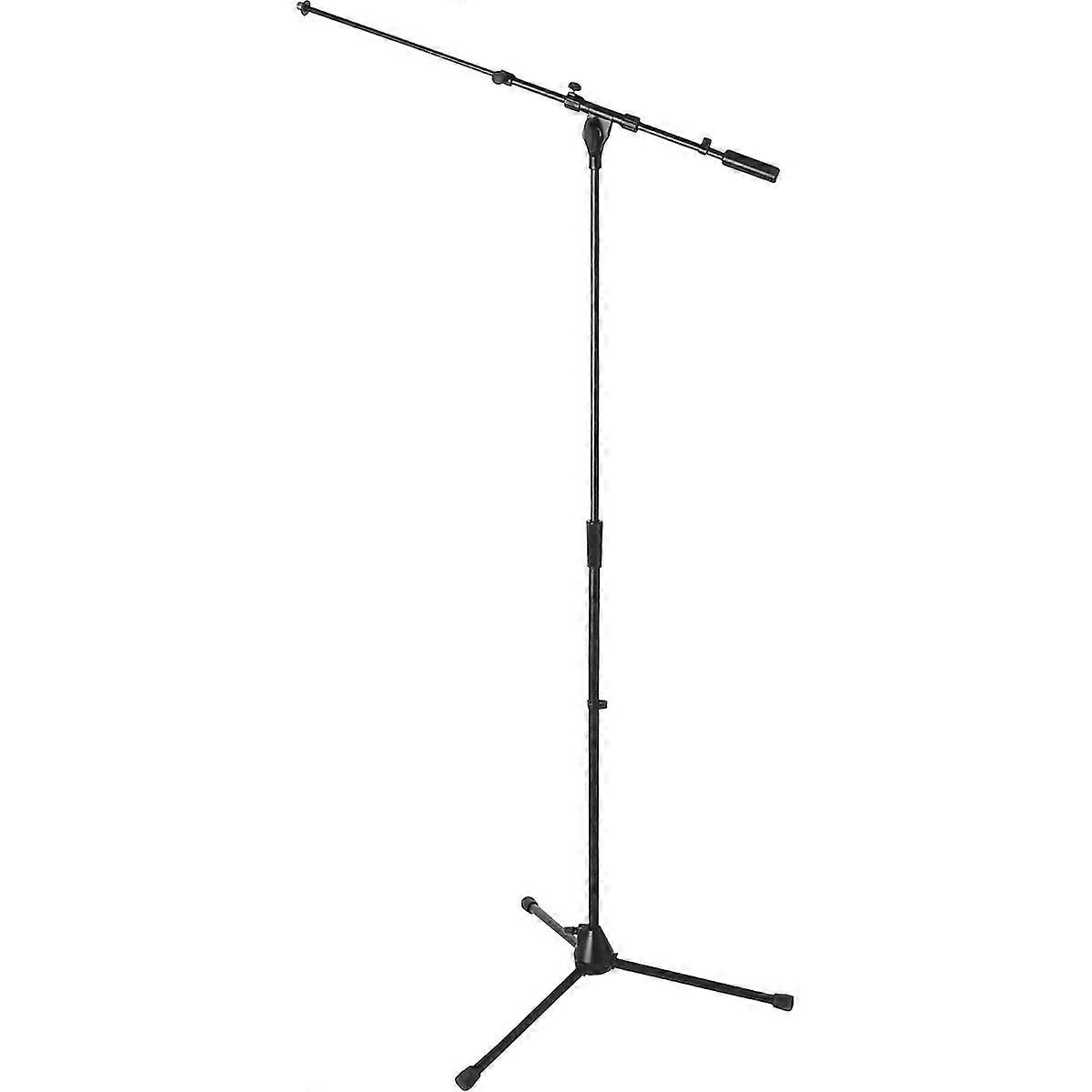 MS9701TB TeleBoom Microphone Stand with Adjustable Height, Steel Construction, and Tripod Base for Studio and Live Use