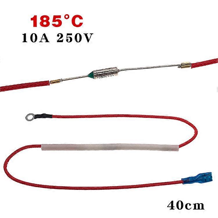 Practical Rice Cooker Temperature Fuse 185℃ 10A 250V Thermal Fuse for Electric Pressure Cooker Repair Part